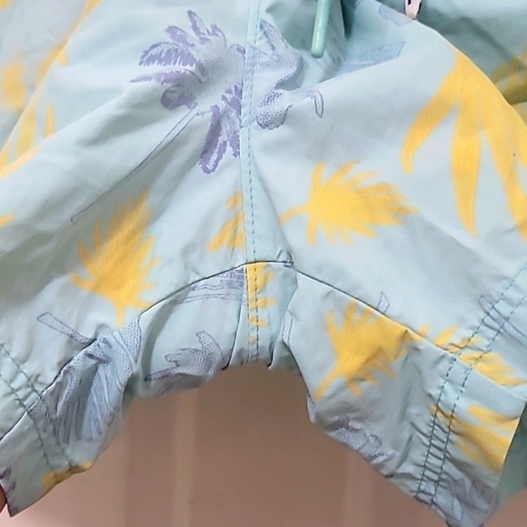 THE RAIL MEN'S SWIM TRUNKS HAWAIIAN ELASTIC DRAWSTRING WAIST NETTING GREEN SZ M - Picture 5 of 8